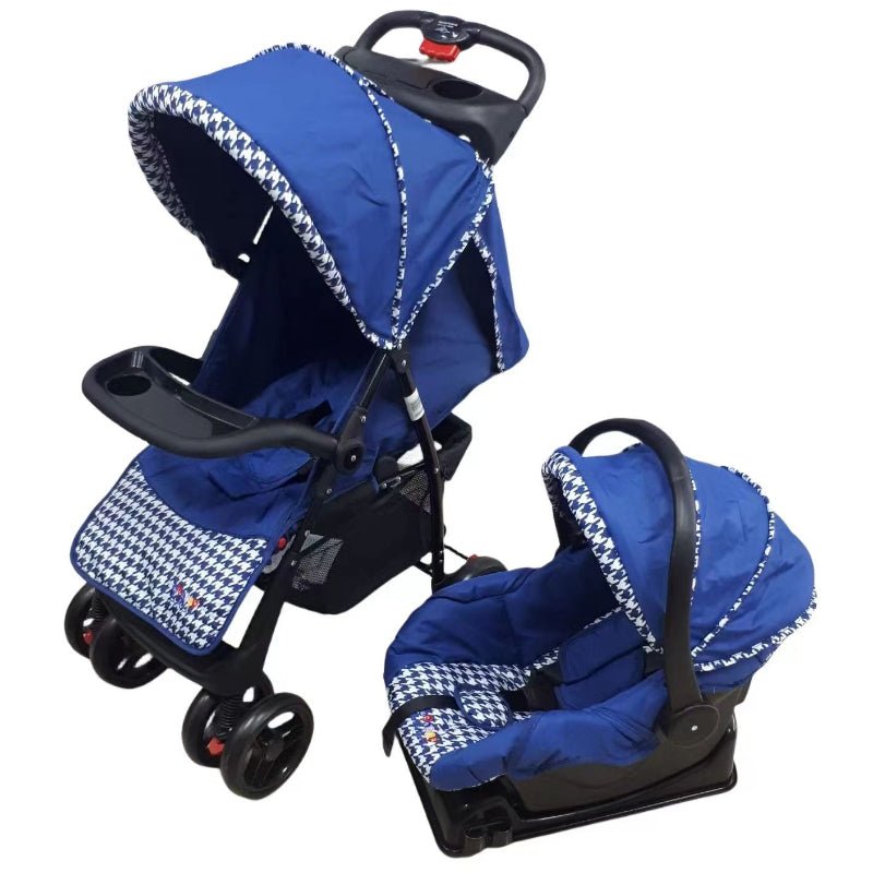 in Snuggle Stroll Baby Stroller with Car Seat Set