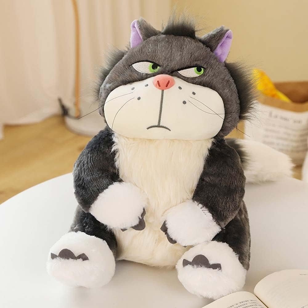 Cute Angry Big Cat Soft Plush Toy