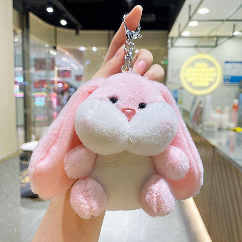 Fluffy Cute Bunny Keychain – Planet Junior