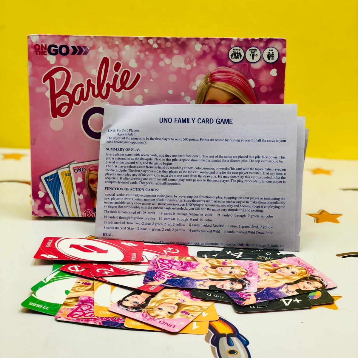 Barbie ONO Card Game - JBD1811 - Planet Junior
