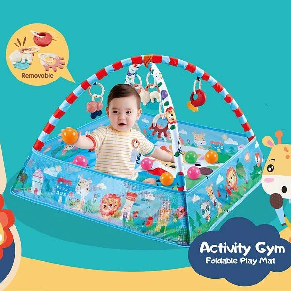 Happy Baby Ball Pit Activity Gym Colorful Interactive and Cozy Fun