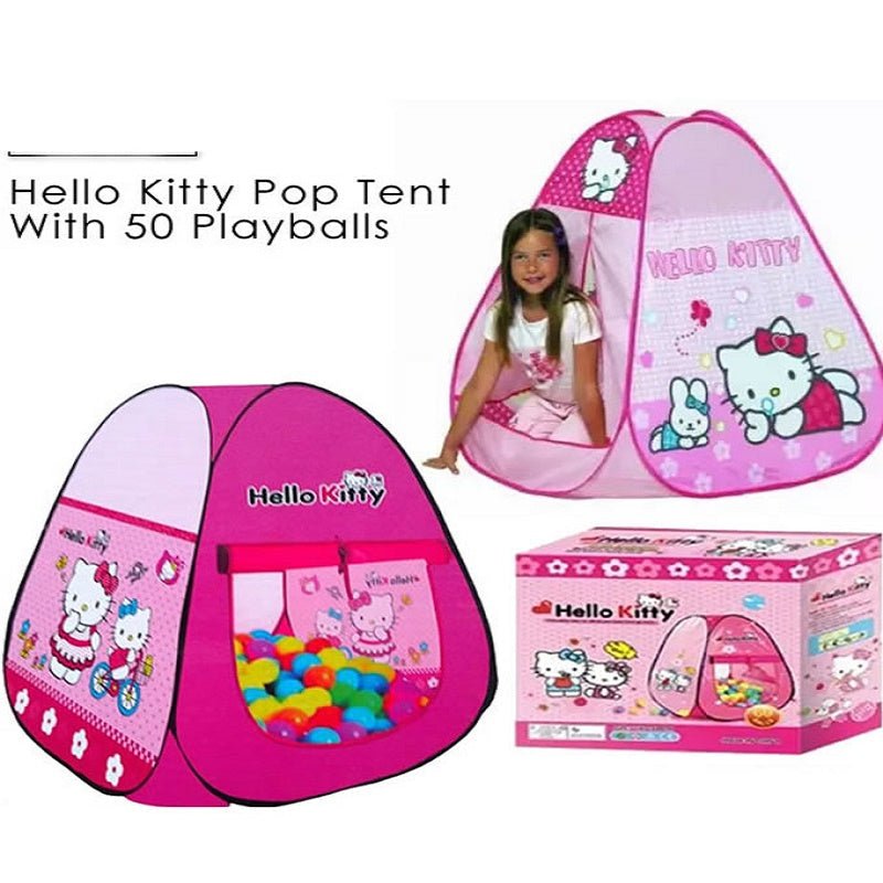 Hello Kitty Tent House With 50 Balls - AT7003 - Planet Junior
