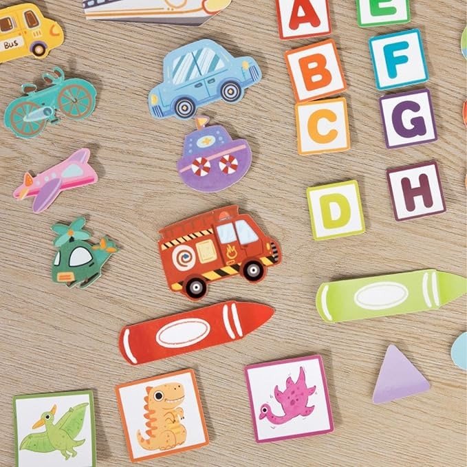 10 in 1 Preschool Educational Fun Sticker Activity Book - 903 - 25D - Planet Junior