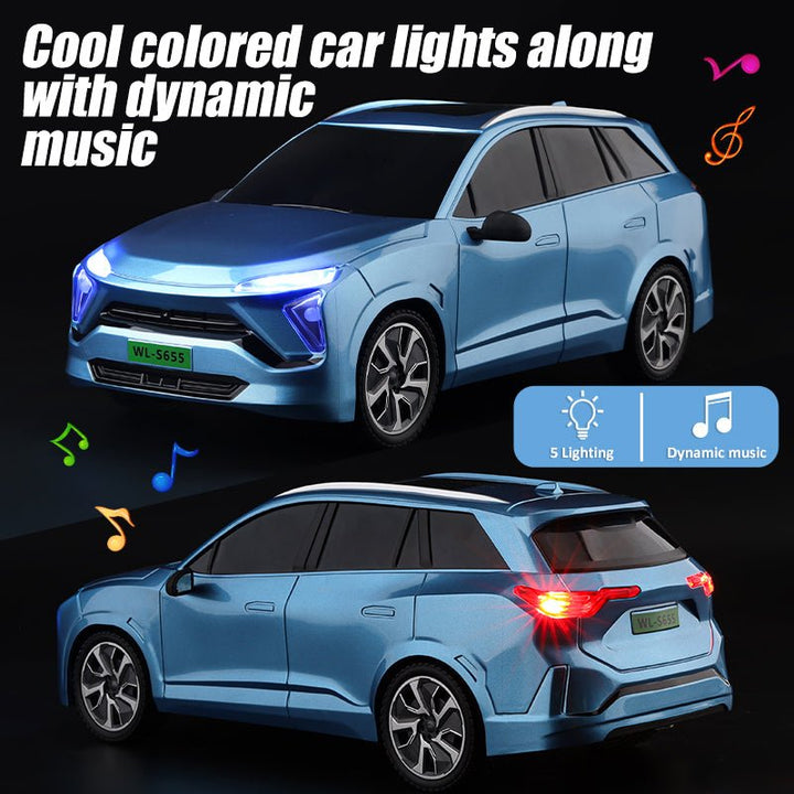 1:16 2.4G Auto Parking Remote Control New Energy Car – Smart Electric Vehicle Model - AKT-655-48 - Planet Junior