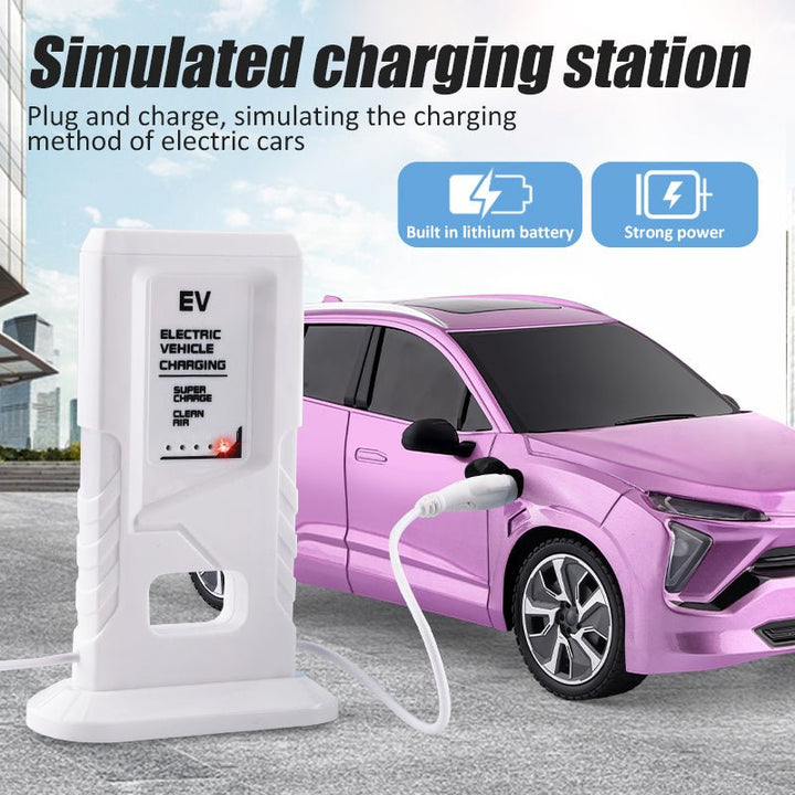 1:16 2.4G Auto Parking Remote Control New Energy Car – Smart Electric Vehicle Model - AKT-655-48 - Planet Junior