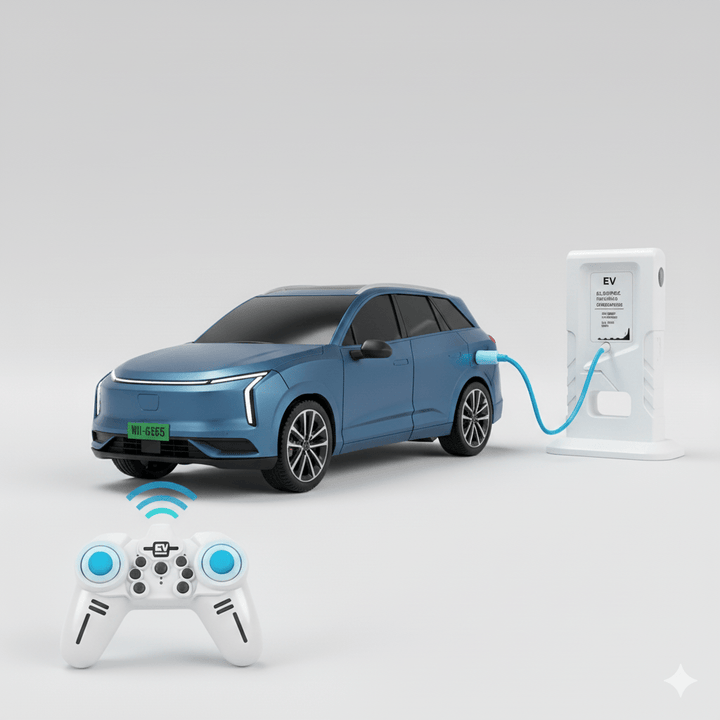 1:16 2.4G Auto Parking Remote Control New Energy Car – Smart Electric Vehicle Model - AKT-655-48 - Planet Junior