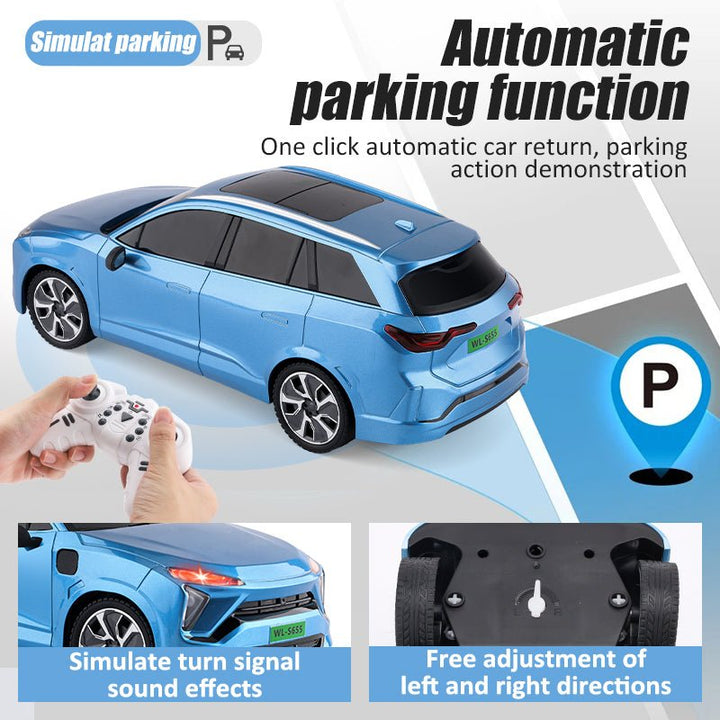1:16 2.4G Auto Parking Remote Control New Energy Car – Smart Electric Vehicle Model - AKT-655-48 - Planet Junior