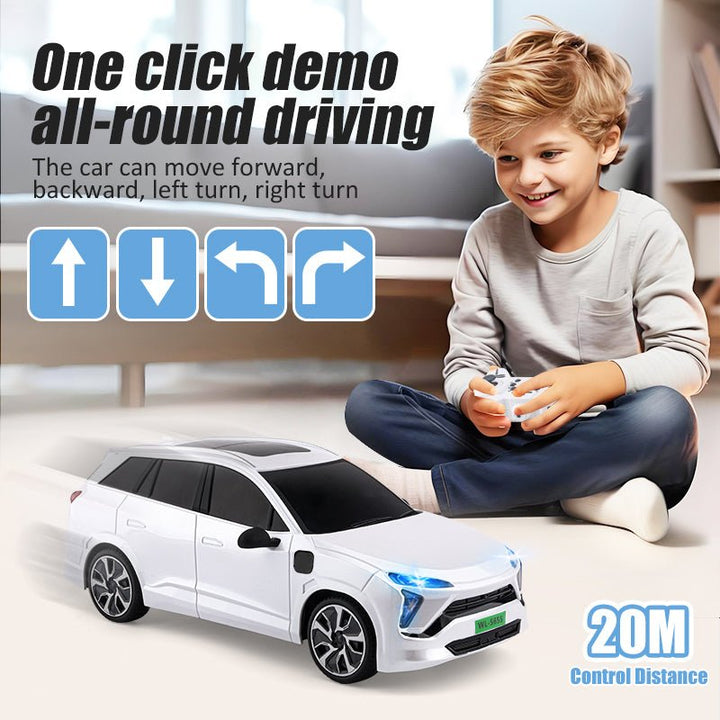 1:16 2.4G Auto Parking Remote Control New Energy Car – Smart Electric Vehicle Model - AKT-655-48 - Planet Junior