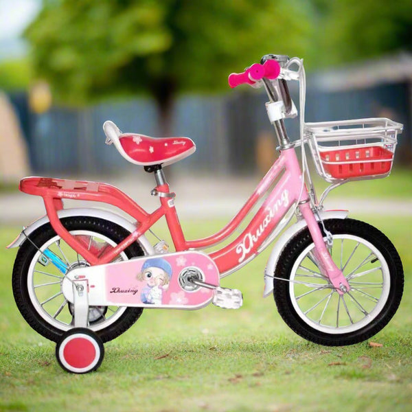 12" Princes Bicycle with Basket and Traing Wheels - BLL - B12 - 586 - 18 - Planet Junior