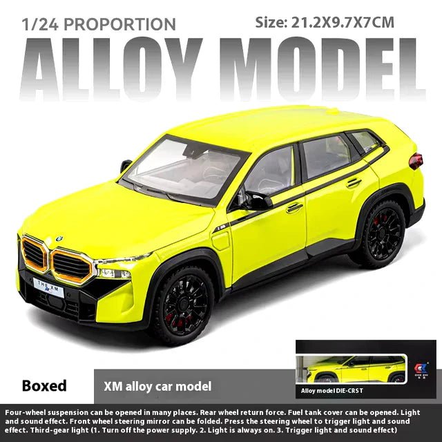 1:24 BMW Luxury Diecast SUV Model Car with Door Opener – Realistic, Stylish & Full of Action - SLT-CZ166 - Planet Junior