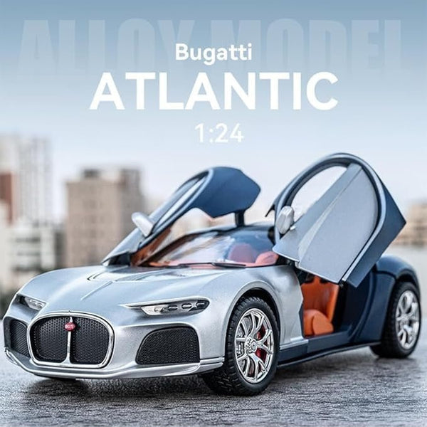 1:24 DieCast Bugatti Atlantic with Smoke Effect & Additional Briefcases - CZ154BD - Planet Junior