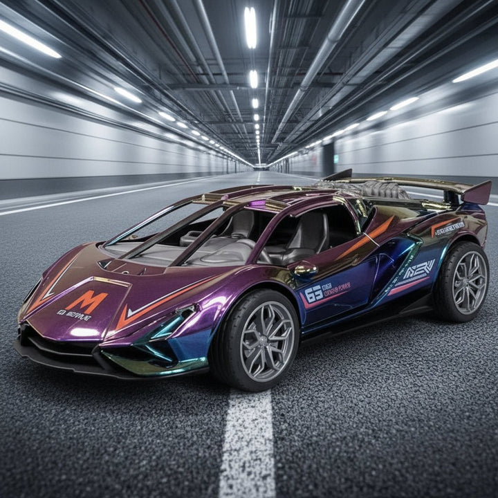 1:24 Friction Chase Inertial Supercar – Bold, Fast & Full of Style - SLT-L2413A - Planet Junior