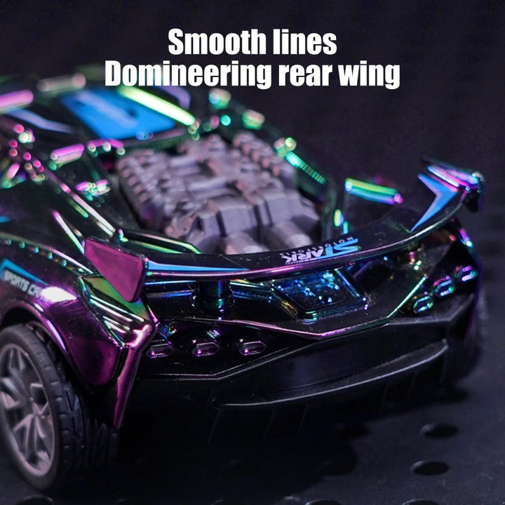 1:24 Friction Chase Inertial Supercar – Bold, Fast & Full of Style - SLT-L2413A - Planet Junior