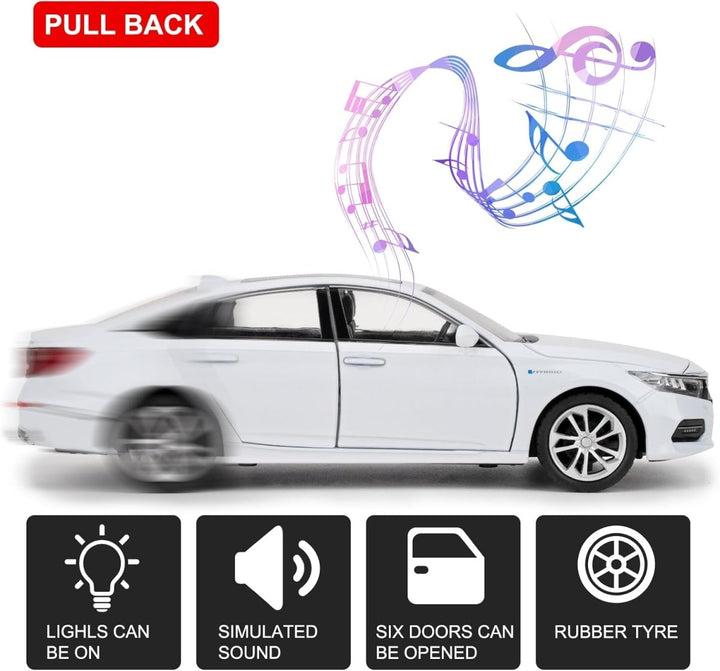 1:24 Honda Accord Luxury Diecast Car – Realistic, Sleek & Full of Action - SLT-CZ608 - Planet Junior