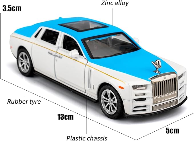 1:24 Luxury Rolls Royce Mansory Diecast Car – Speed in Style - SLT-1901-12 - Planet Junior