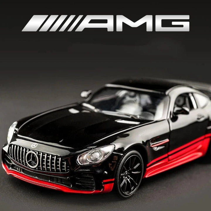 1:24 Mercedes AMG GT R Diecast Car – Metal Body, Doors Open, Light & Sound - UT-CZ121B - Planet Junior