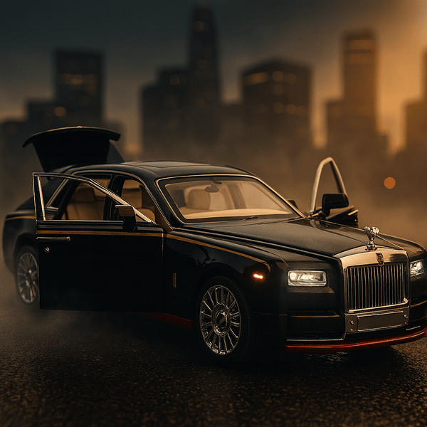 1:24 Rolls Royce Phantom Diecast Car – Metal Body, Doors Open, Light & Sound - UT-CZ116 - Planet Junior