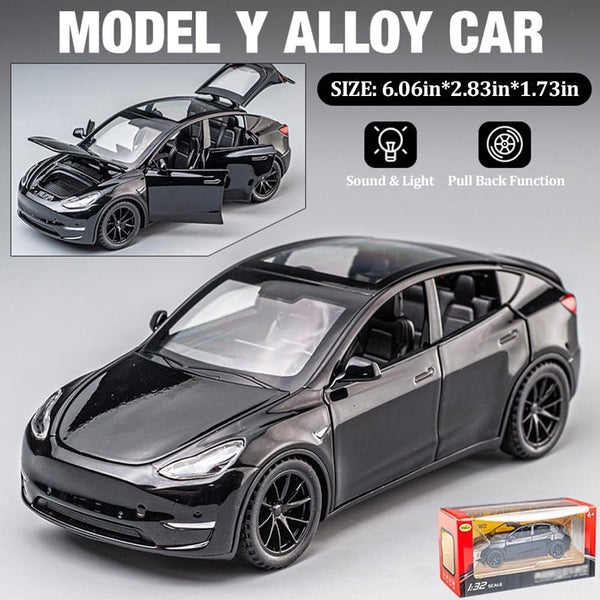 1:24 Tesla Model Alloy Diecast Car - AKT - K88K24N - Planet Junior