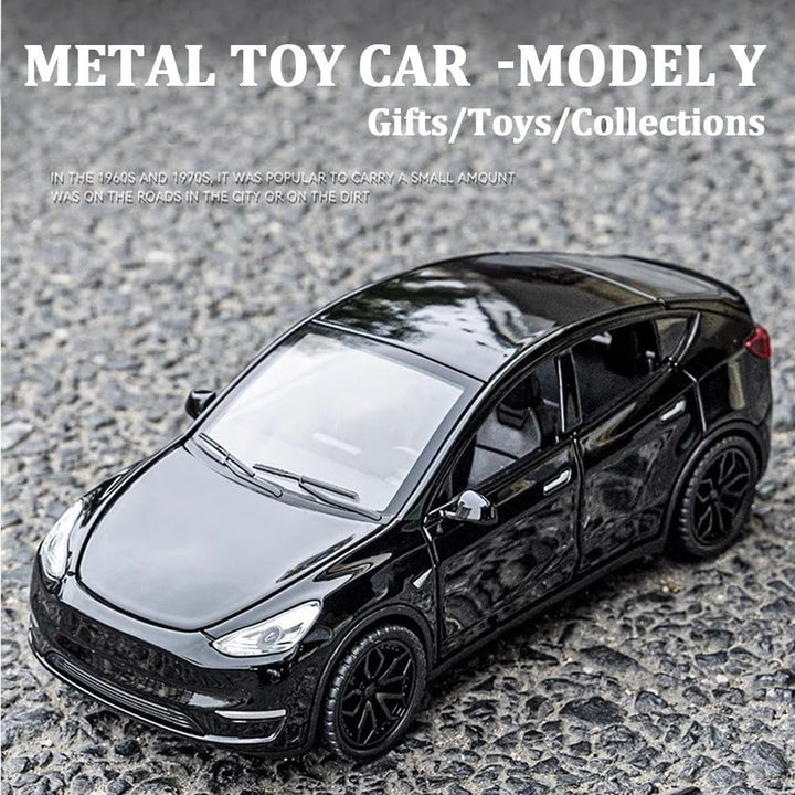 1:24 Tesla Model Alloy Diecast Car - AKT - K88K24N - Planet Junior