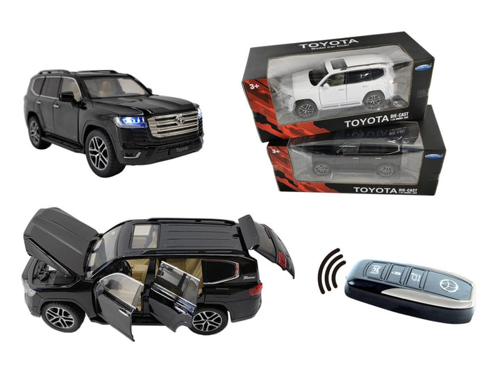 1:24 Toyota Land Cruiser Die - Cast SUV with Remote Key Sound - RT-8222 - Planet Junior