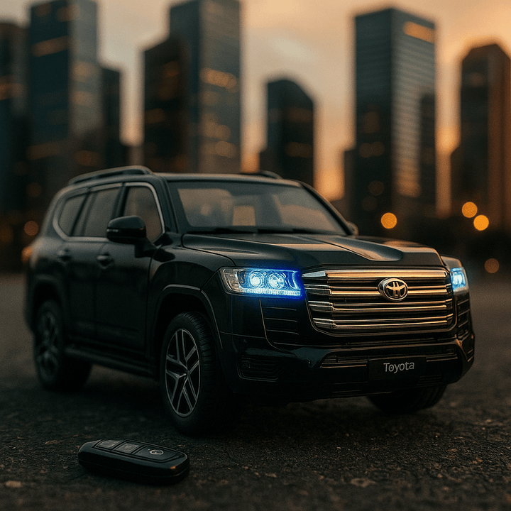 1:24 Toyota Land Cruiser Die - Cast SUV with Remote Key Sound - RT-8222 - Planet Junior