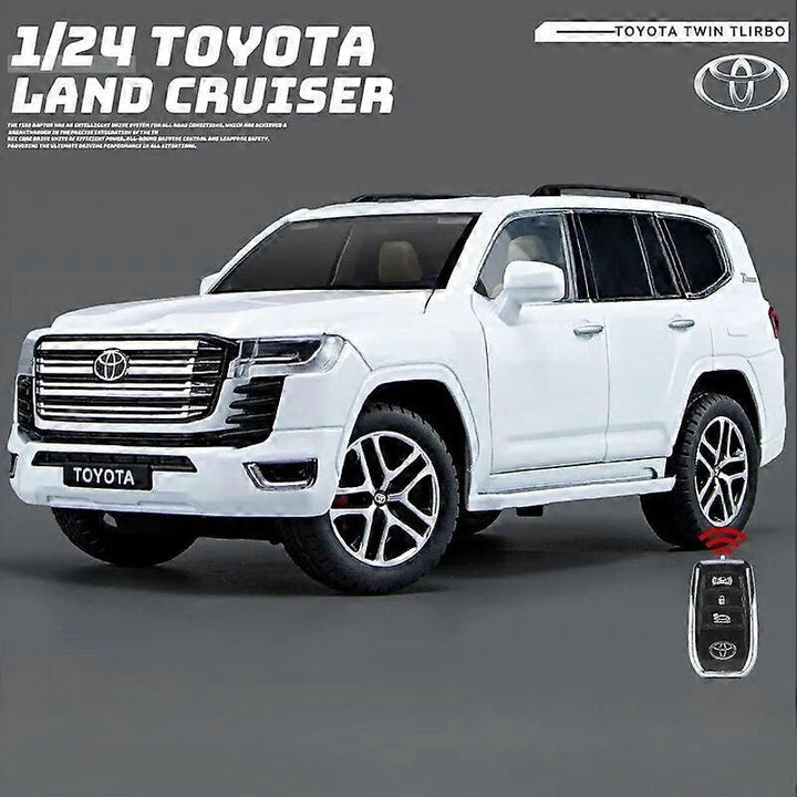 1:24 Toyota Land Cruiser Die - Cast SUV with Remote Key Sound - RT-8222 - Planet Junior