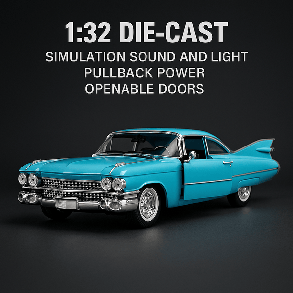 1:32 Cadillac Eldorado Diecast Model Car - AKT-W32452 - Planet Junior