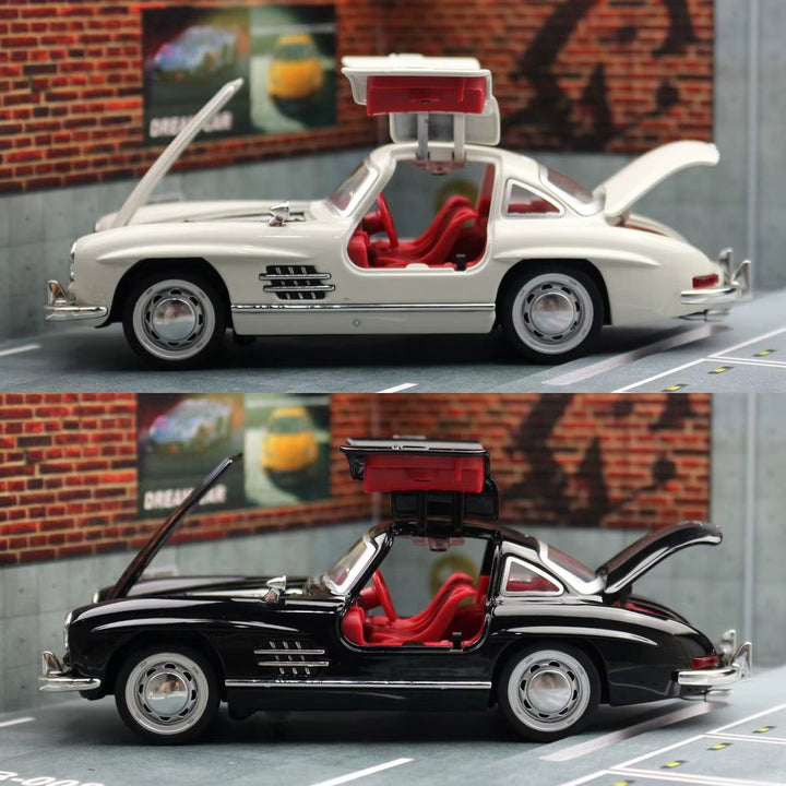 1:32 DieCast Mercedes Benz 300SL Gullwing Car with Opening Doors - F21028 - Planet Junior