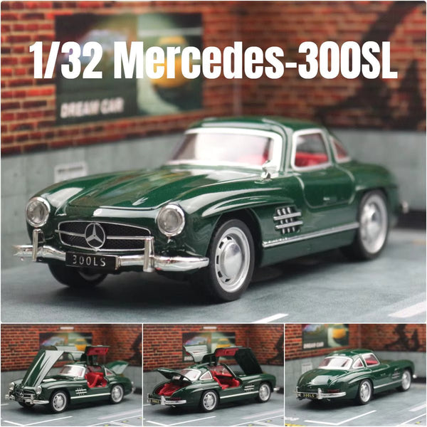 1:32 DieCast Mercedes Benz 300SL Gullwing Car with Opening Doors - F21028 - Planet Junior