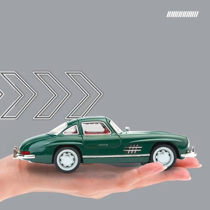 1:32 DieCast Mercedes Benz 300SL Gullwing Car with Opening Doors - F21028 - Planet Junior