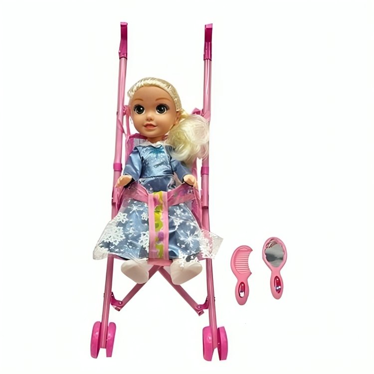 14 - Inch Frozen Doll Stroller Set - AKT88541 - Planet Junior