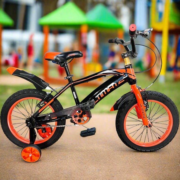 16" Bicycle | Black/Orange - BLL - B16 - 8CL - Planet Junior