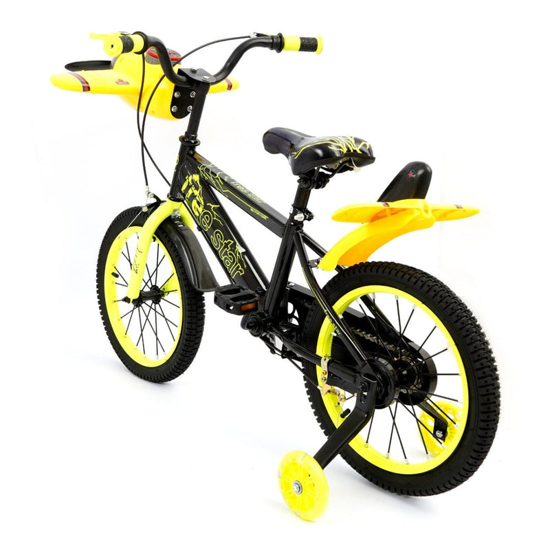 16" Free Star Bicycle with Traning Wheels - BLL - B16 - 16SKY - Neon - Planet Junior