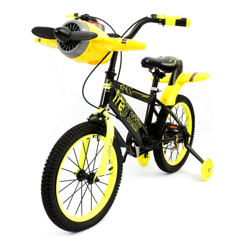 16" Free Star Bicycle with Traning Wheels - BLL - B16 - 16SKY - Neon - Planet Junior