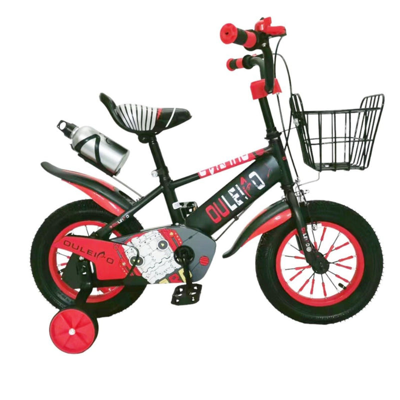 16" Ouleiao Bicycle with Basket and Training Wheels - BLL - B16 - 586 - 13 - Planet Junior