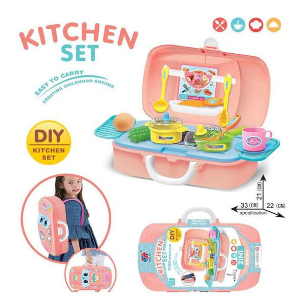 2 in 1 Backpack Style Kitchen Set - BLL - GT - 2016 - 89 - Planet Junior