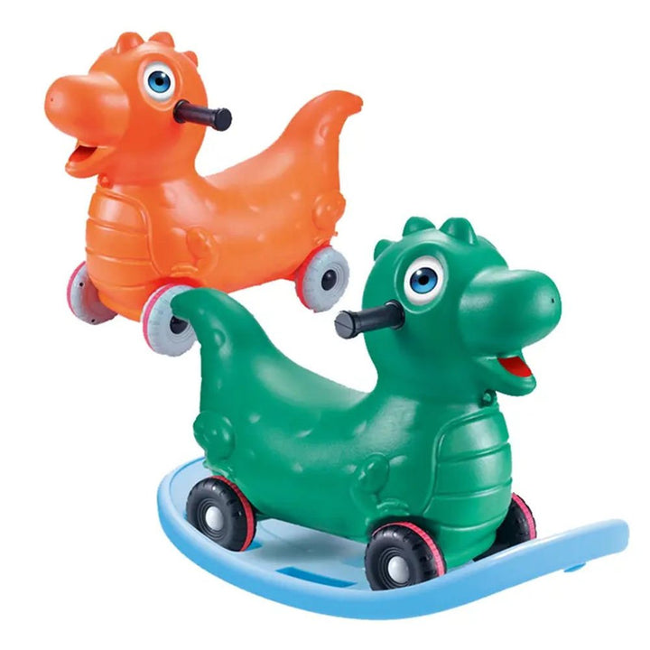 2 in 1 Cute Dino Ride - On Push Car & Rocker - BLL - PC - 888 - 70 - Planet Junior