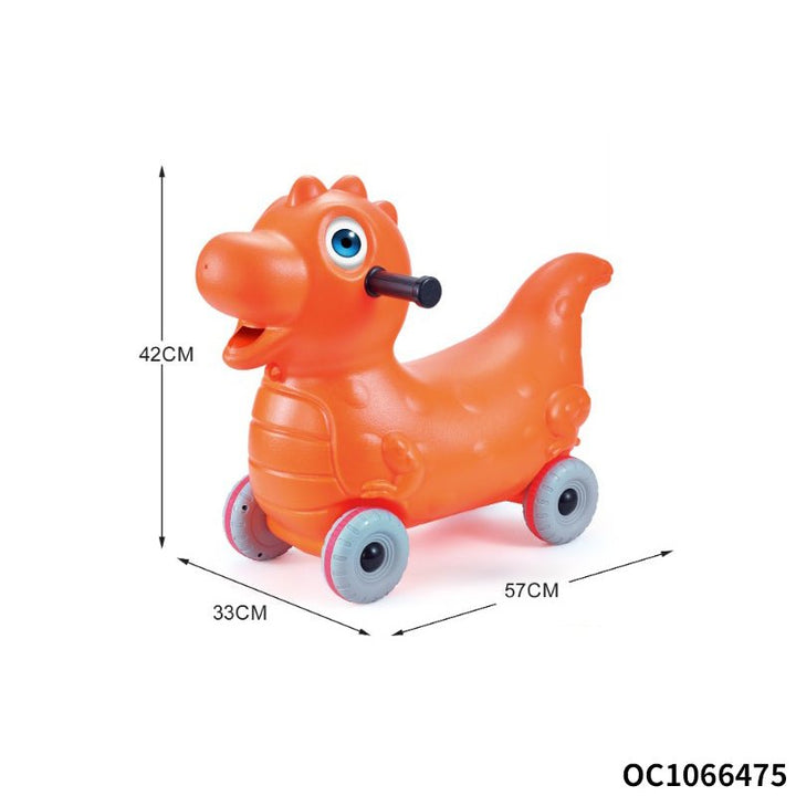 2 in 1 Cute Dino Ride - On Push Car & Rocker - BLL - PC - 888 - 70 - Planet Junior