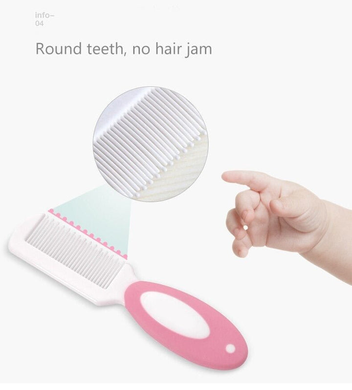 2 in 1 Daily Baby Grooming Brush and Comb Set - BLL - BF - 10JR - Planet Junior