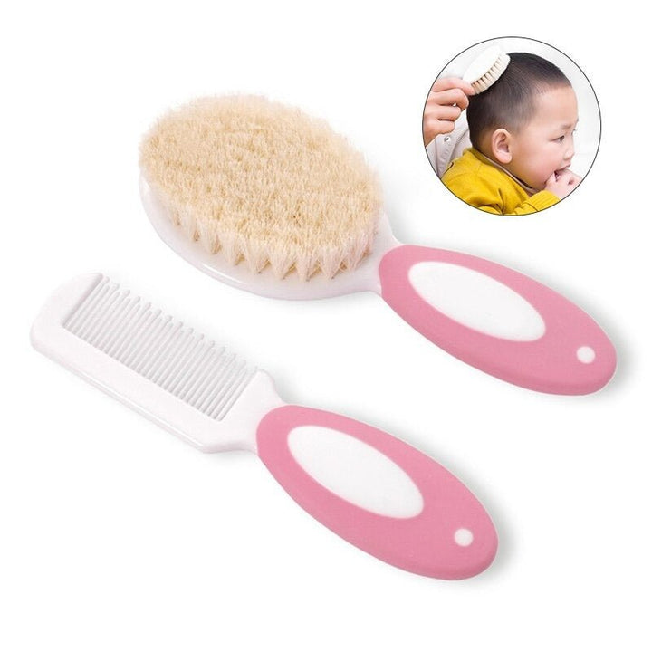 2 in 1 Daily Baby Grooming Brush and Comb Set - BLL - BF - 10JR - Planet Junior