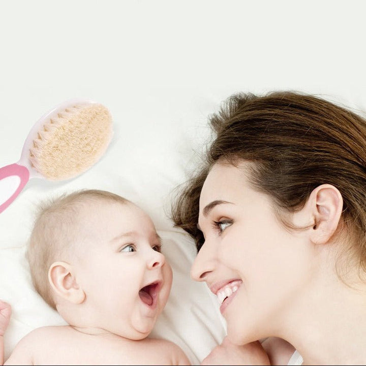 2 in 1 Daily Baby Grooming Brush and Comb Set - BLL - BF - 10JR - Planet Junior