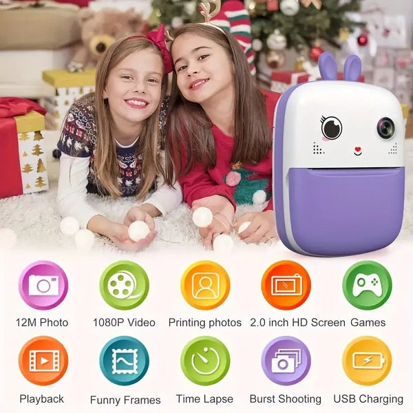 2 in 1 Dual Camera & Instant Printer Device - ASS6 - Planet Junior
