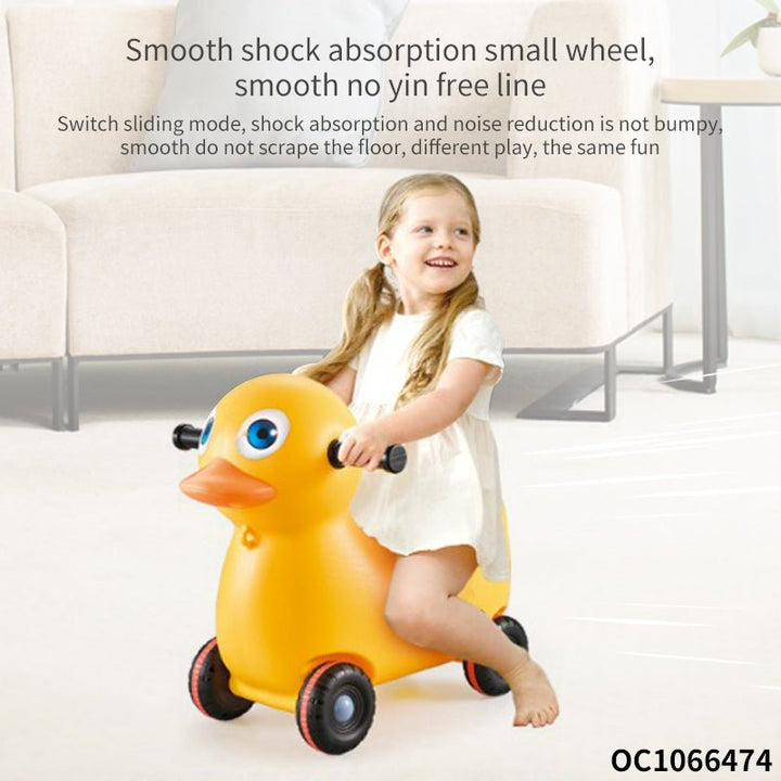 2 - in - 1 Duck Rocker & Ride - On Car – Rock, Ride & Waddle Away! - BLL - PC - 888 - 76 - Planet Junior