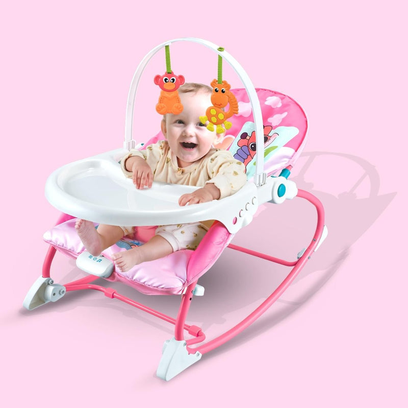 2 - in - 1 Infant - to - Toddler Rocker and Dining Chair - BLL - BCR - 8169 - Planet Junior