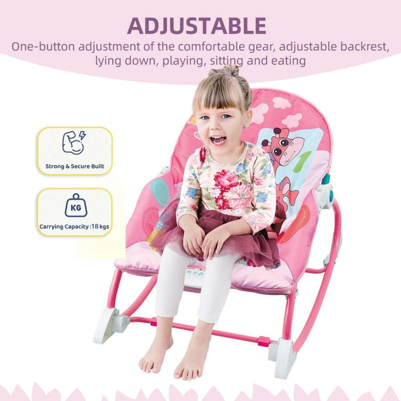 2 - in - 1 Infant - to - Toddler Rocker and Dining Chair - BLL - BCR - 8169 - Planet Junior