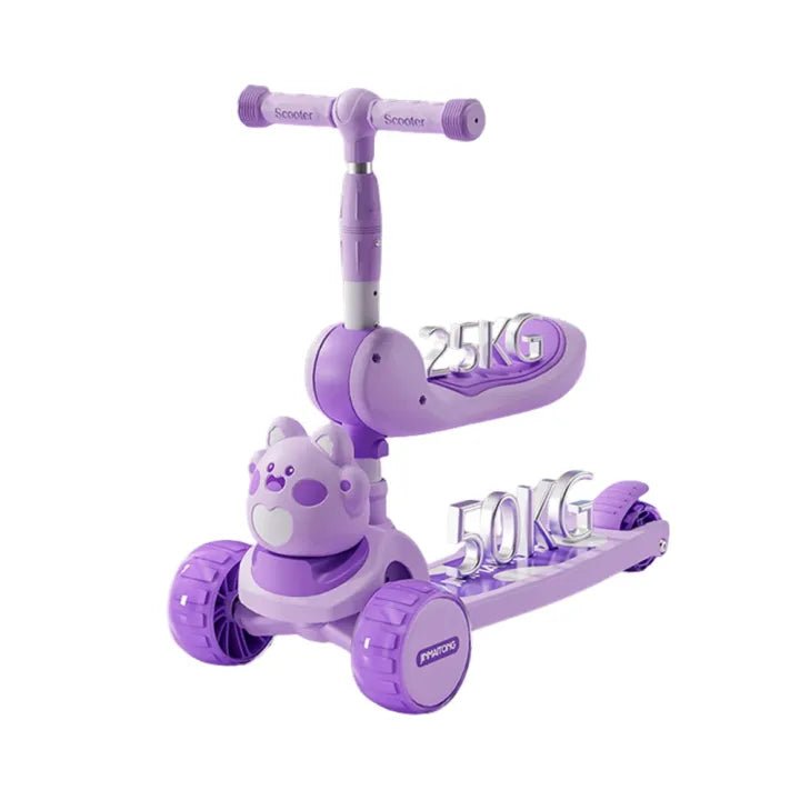 💚 2 - in - 1 Kids Folding Scooty - AKT-MJT721A-1 - Planet Junior