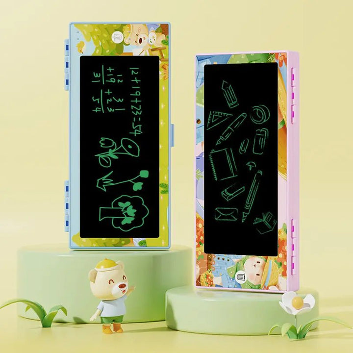 2 - in - 1 LCD Writing Tablet Pencil Case Doodle, Write & Organize - AKT - 668 - 1066 - Planet Junior