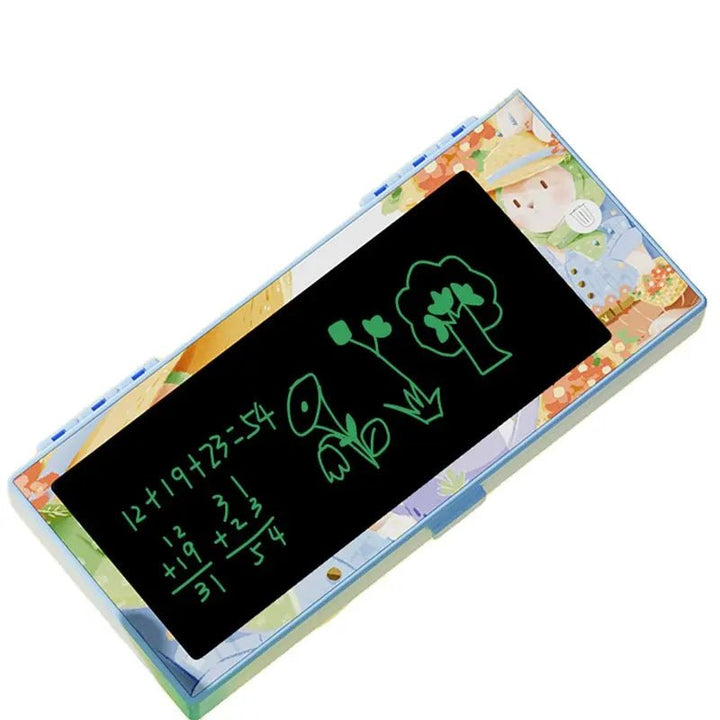 2 - in - 1 LCD Writing Tablet Pencil Case Doodle, Write & Organize - AKT - 668 - 1066 - Planet Junior