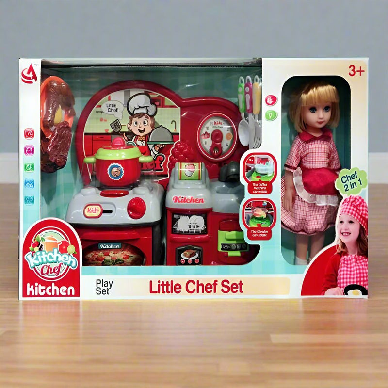 2 in 1 Little Chef Kitchen Set - BLL - GT - 81CF - Planet Junior