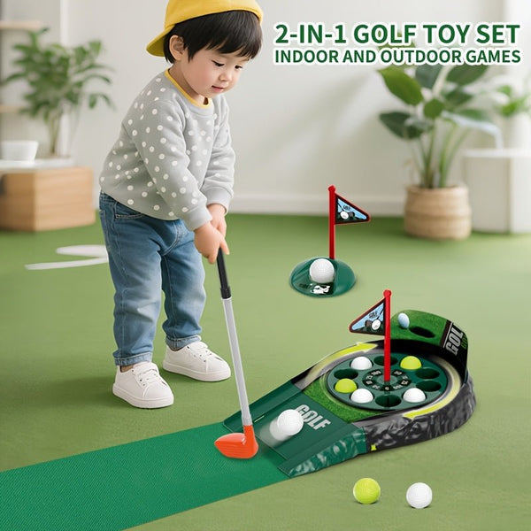 ⛳ 2 - in - 1 Mini Electric Golf Game Set – Fun, Focus & Family Play! - AKT-368-10 - Planet Junior